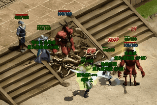 <strong>冰雪传奇中道士pk战士，走位才是击败对方</strong>